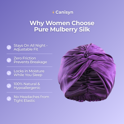 Pure Mulberry Silk Bonnet